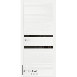 Potential Doors 409.74 ДО Белый 9003 Зеркало графит