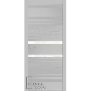 Potential Doors 409.74 ДО Светло-Серый 7047 Лакобель белый