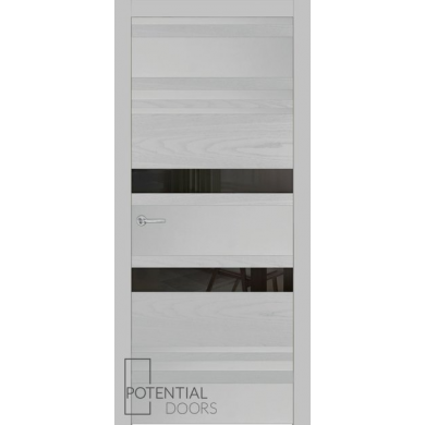 Potential Doors 409.75 ДО Светло-Серый 7047 Зеркало графит