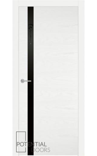 Potential Doors Potential Doors Blend 453 ДО Белый 9003 Лакобель черный Swarovski