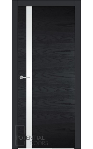 Potential Doors Potential Doors Blend 453 ДО Черный 9005 Лакобель белый