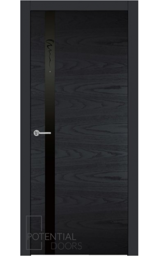 Potential Doors Potential Doors Blend 453 ДО Черный 9005 Лакобель черный Swarovski