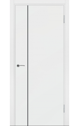 Potential Doors Potential Doors Enamel Flat 51 ДО Белый RAL 9003 Лакобель черный
