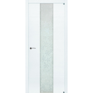 Potential Doors Texture 352 ДО Дуб Арктик Триплекс белые цветы