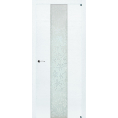 Potential Doors Texture 352 ДО Дуб Арктик Триплекс белые цветы