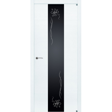 Potential Doors Texture 352 ДО Дуб Арктик Триплекс черная лилия