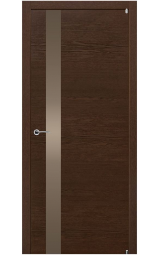 Potential Doors Potential Doors Texture 353.1 ДО Дуб Марроне Зеркало сатинато бронза