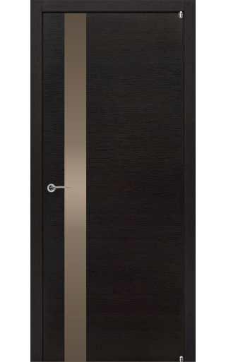 Potential Doors Potential Doors Texture 353.1 ДО Дуб Шарколь Зеркало сатинато бронза
