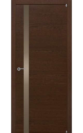 Potential Doors Potential Doors Texture 353 ДО Дуб Марроне Зеркало сатинато бронза