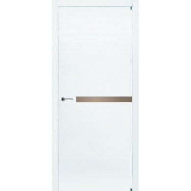 Potential Doors Texture 371 ДО Дуб Арктик Зеркало сатинато бронза