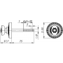 Armadillo Ручка поворотная Armadillo BKW8/CL ABL-18 Темная медь