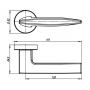 Armadillo Ручка раздельная Armadillo SQUID URB9 BL-26 Черный