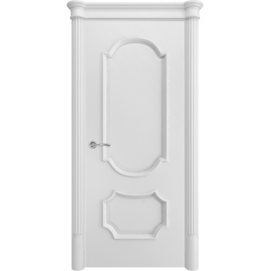 Межкомнатная дверь Женева Эмаль белая