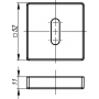 Armadillo Накладка Armadillo NORMAL PS USQ BB-17 Коричневая бронза 2 шт.