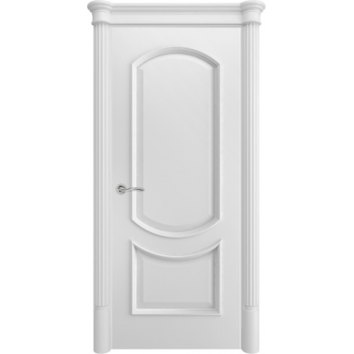 Межкомнатная дверь Августа 2 Эмаль белая