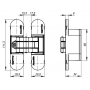 Armadillo Петля скрытой установки Armadillo U3D6000 BL (11160UN3D) черный