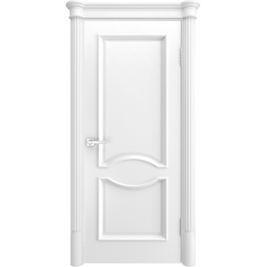 Межкомнатная дверь Омега Эмаль белая
