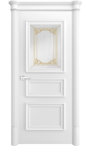 Dariano Межкомнатная дверь Виченца 3 Контур Виченца Эмаль белая