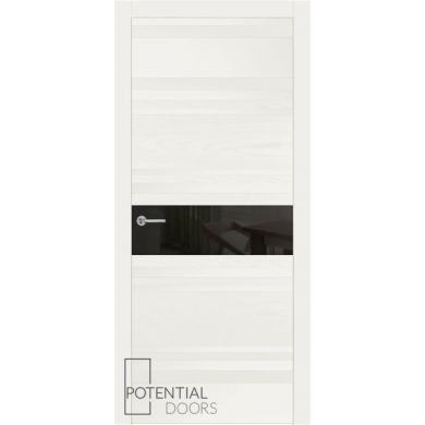 Potential Doors 409.57 ДО Слоновая кость 9010 Зеркало графит