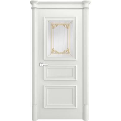 Межкомнатная дверь Виченца 3 Контур Виченца Эмаль крем