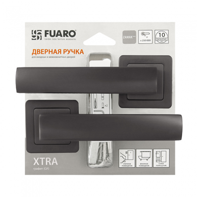 Fuaro Ручка раздельная XTRA XM/HD GR-23 графит
