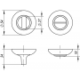 Fuaro Ручка поворотная Fuaro BK6 RM GP/SG-5