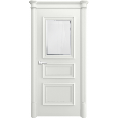 Межкомнатная дверь Виченца 3 Фацет Эмаль крем