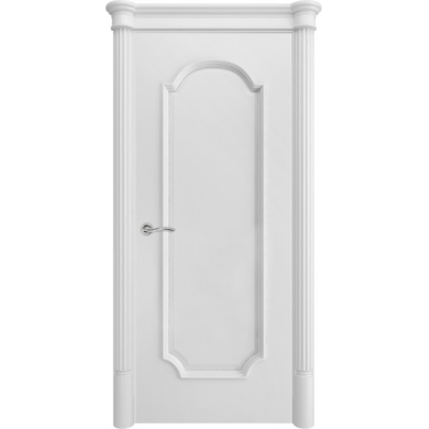 Межкомнатная дверь Женева F Эмаль белая