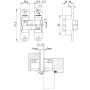 Armadillo Петля скрытой установки Armadillo U3D6200R CP правая (Architect 3D-ACH 60) хром 60 кг