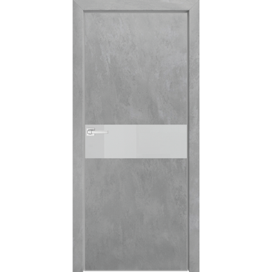 Dariano Space S4, стекло белое, кромка 4 Экошпон бетон серый Стекло белое окрашенное