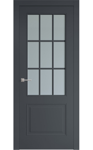 Potential Doors 242.1.2 ДО Сатинато Чёрный 9005