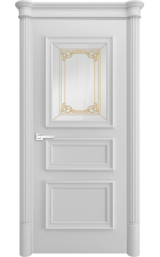 Dariano Межкомнатная дверь Виченца 3 Контур Виченца Эмаль грей