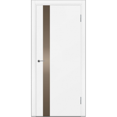 Potential Doors 53.1 ДО Белый  Сатинато бронза