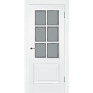 Potential Doors 232.3 ДО Фацет Сатинато Белый 9003