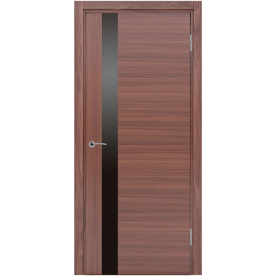 Potential Doors 53.1 ДО Комби Орех тон Лакобель черный