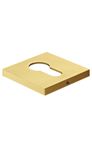 Morelli Накладка на ключевой цилиндр, на квадратной розетке 6 мм, MH-KH-S6 MSG, цвет - мат. сатинированное золото