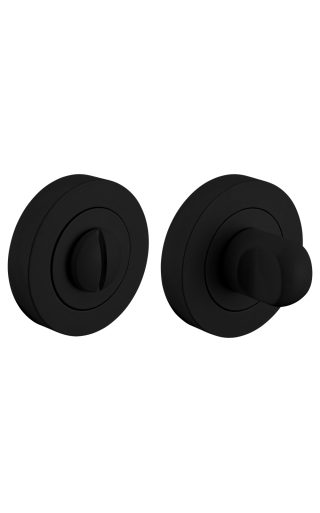 Morelli LUX-WC-R2 NERO, завертка сантехническая, цвет - черный