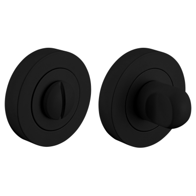 Morelli LUX-WC-R2 NERO, завертка сантехническая, цвет - черный