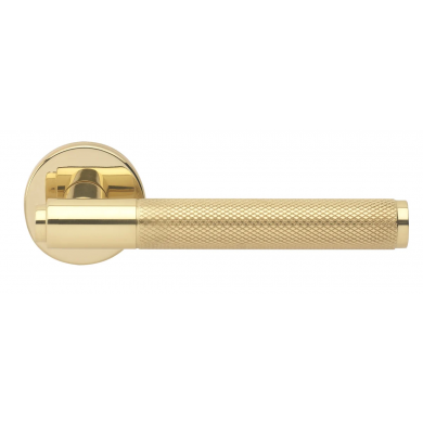 Morelli BRIDGE R6 OTL, ручка дверная с усиленной розеткой, цвет - золото