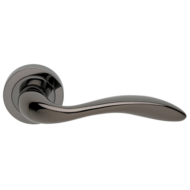 Morelli LEON R2 NIN, ручка дверная, цвет - черный никель