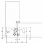 Morelli HH-1 W, скрытая петля, цвет - белый