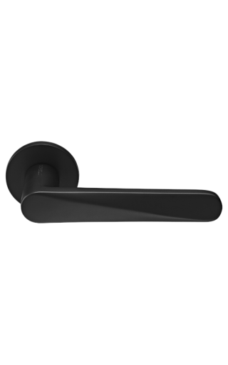 Morelli CAYAN - ручка дверная на круглой розетке 6 мм, MH-58-R6 BL, цвет - чёрный
