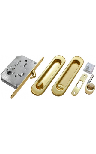 Morelli MHS150 WC SG, комплект для раздвижных дверей, цвет - мат.золото
