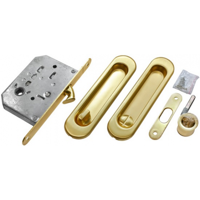 Morelli MHS150 WC SG, комплект для раздвижных дверей, цвет - мат.золото